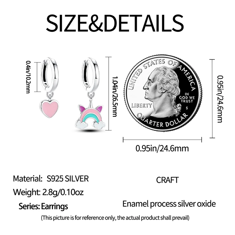 Luminous Shell Women Earrings Original 925 Sterling Silver Pave CZ Star Moon Hoop Earrings Engagement Wedding Jewelry