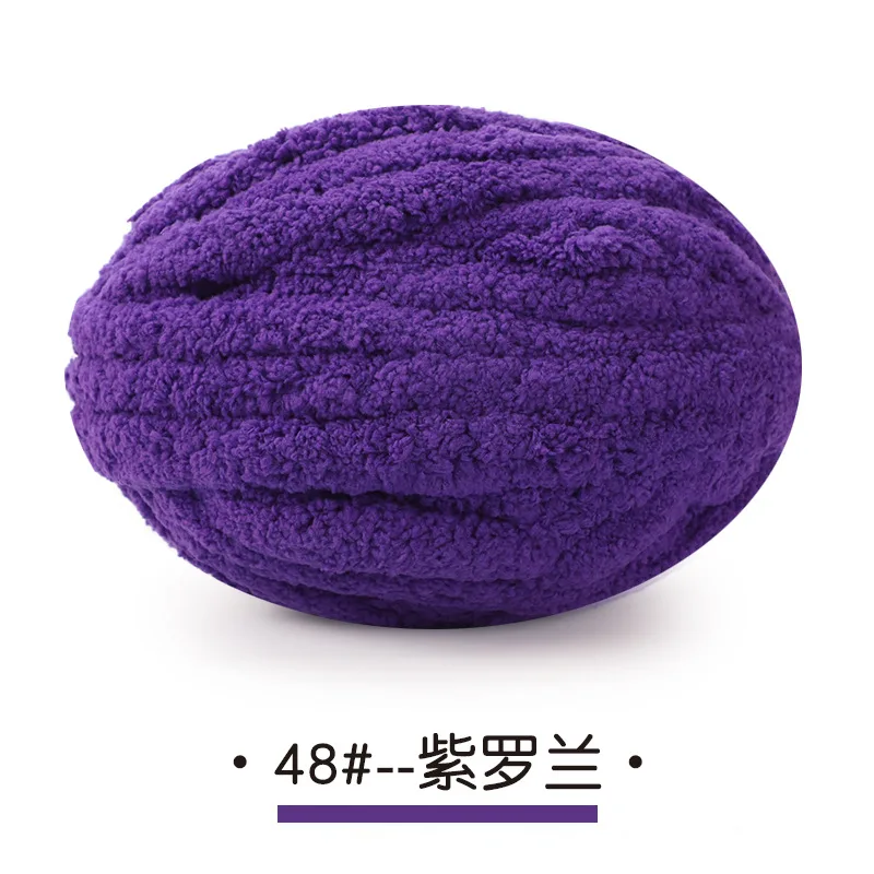 1ball 250g Thick Ice Bar Yarn Blanket Hand-woven DIY Line Large Chunky Chenille Cushion Pet Nest Line Iceland Scarf Hat Knitting