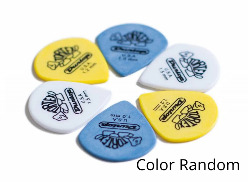10 stücke Dunlop Gitarre Picks E-Gitarre Teile Picks Zubehör 6 Arten Dicke Picks Akustik gitarre