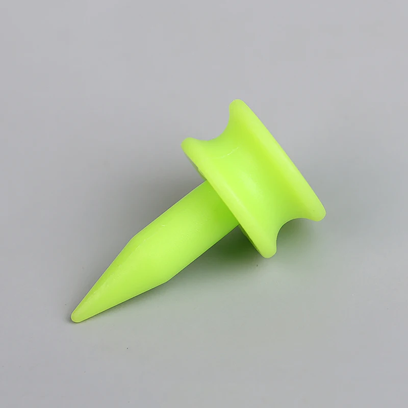50 יחידות / חבילה טייסות גולף מקצועיות 25MM 0.98' טייסות גולף ירוקות טייסות גולף פלסטיק מושלמות לטיינג הכדור