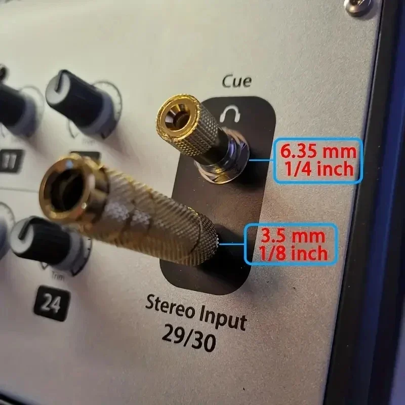 2個パック 6.5mmから3.5mm、そして3.5mmから6.5mmのオーディオアダプターセット 1/4インチから1/8インチ、そして1/8インチから1/4インチ ヘッドフォンに適しています
