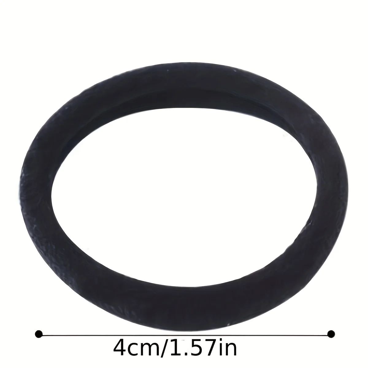 50/100 pezzi di elastici per capelli bianchi e neri, elastici per capelli da donna, elastici per capelli in gomma ad alta elasticità