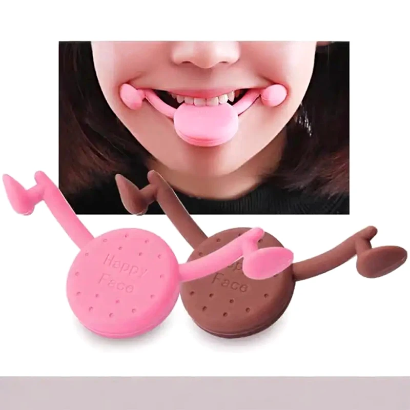 New Smile Corrector, Masseter Training Lip Trainer Crooked, Smile Training V-Face Tool, Charming Smile Trainer - Silicone Face L