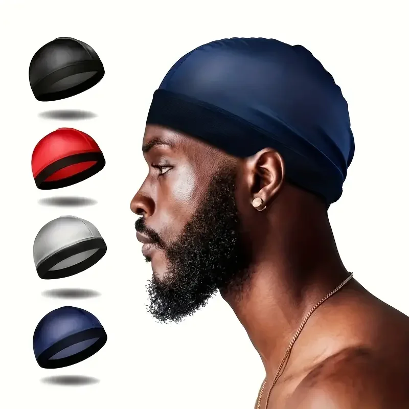 Nieuwe Dikke Zijdeachtige Ademende Koepel Elastische Mesh Pruik Cap Voor Mannen Vrouwen Ademend Gebreide Street Style Cap Zijdeachtige Golf Cap