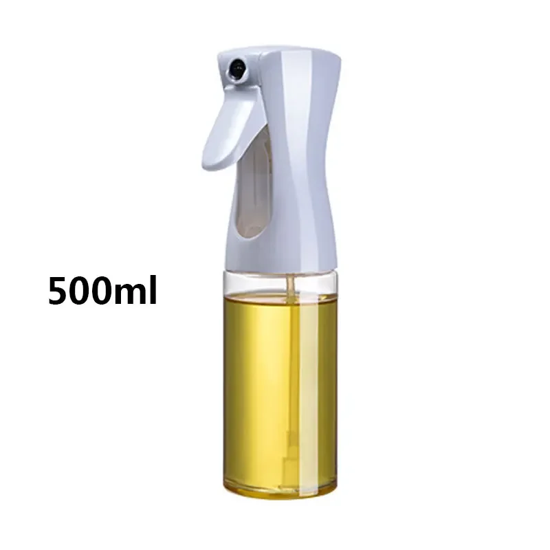 200/300/500ml Oil Spray Bottle BBQ Cooking Olive Oil Sprayer Plastic Baking Oil Spray Empty Bottle Vinegar Bottle Or Oil brush
