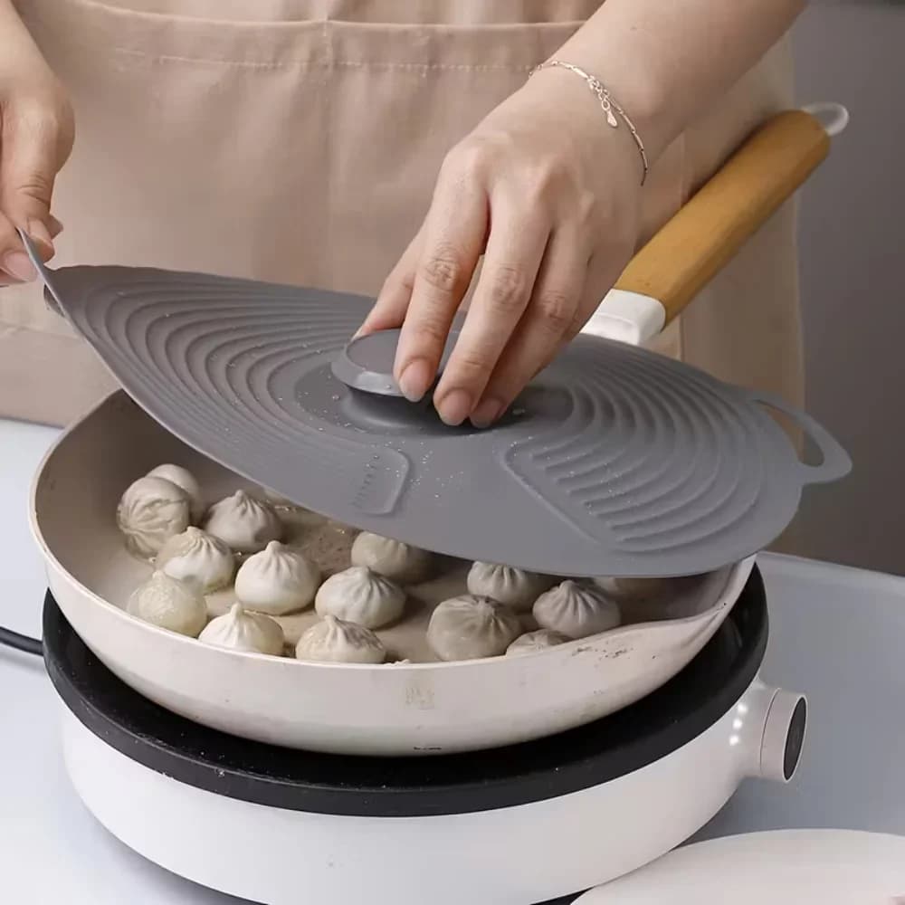 Silicone Bowl Lids, Microwave Splash Lids, Reusable Heat-Resistant Lids, Suitable for Bowls, Plates, Pots, Pans, Stove tops, Ove