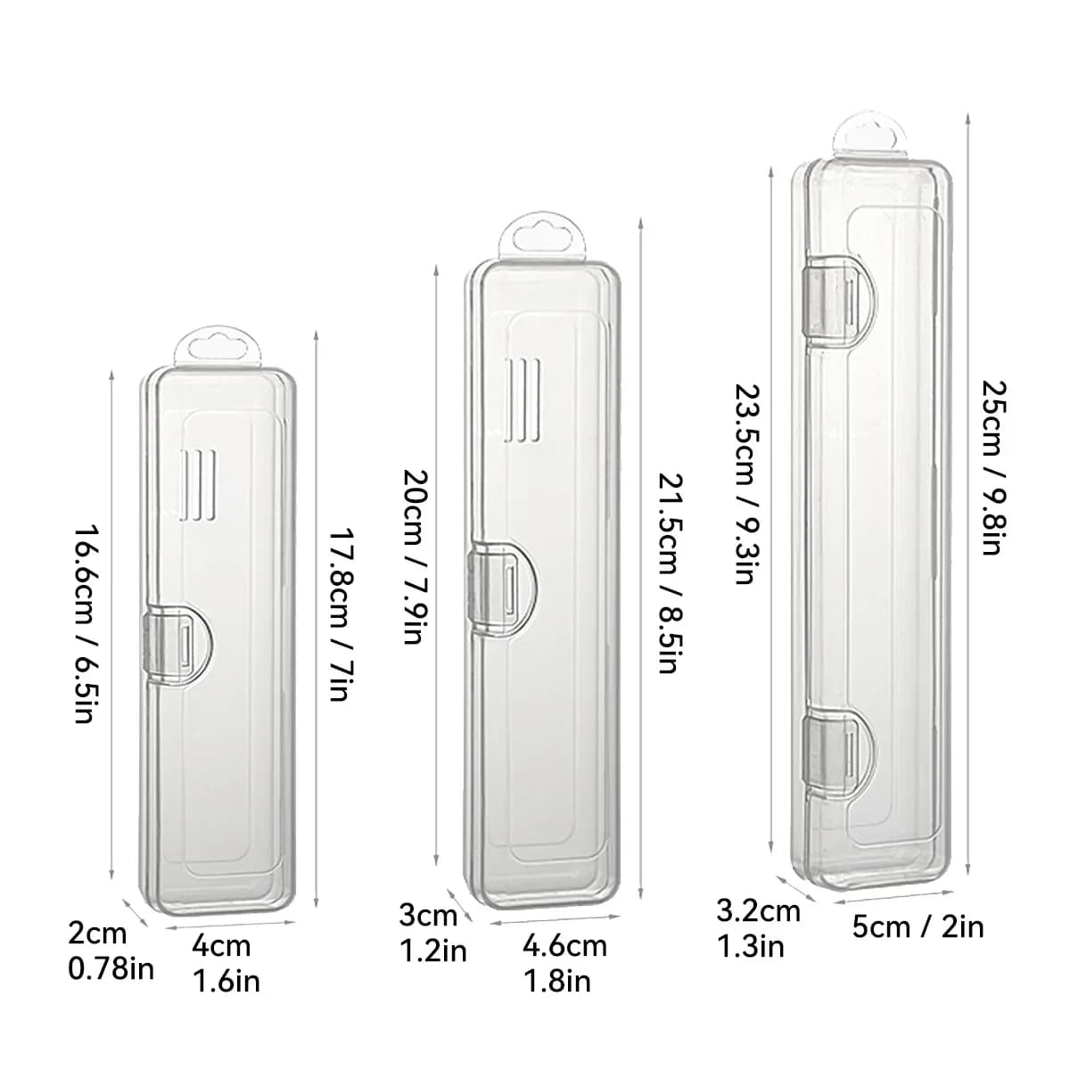 Portable Transparent Tableware Box Travel Flatware Storage Box With Flip Cover Dustproof Chopsticks Forks Spoon Cutlery Case