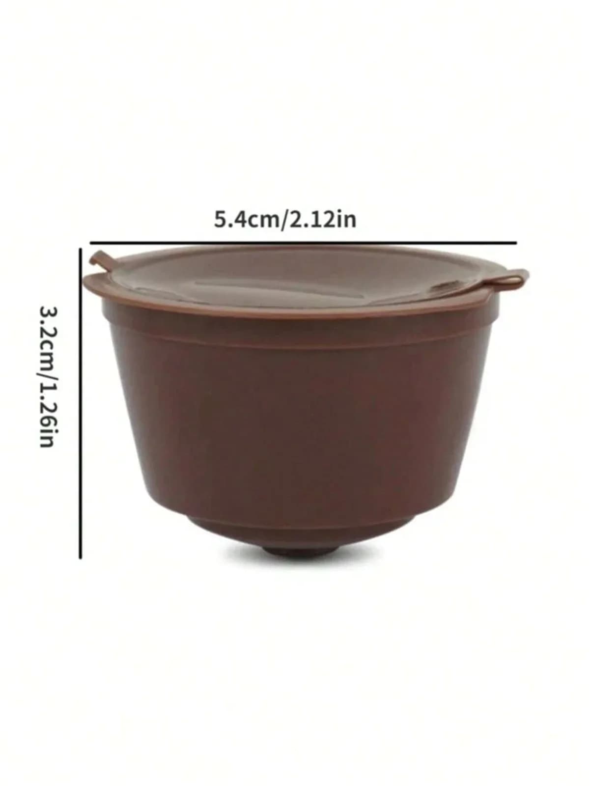 1/3/5/10pcs Reusable Coffee Capsules Filter Cup Dispenser for Nescafe Dolce Gusto Refillable Coffee Capsules Pod Compatible Kit