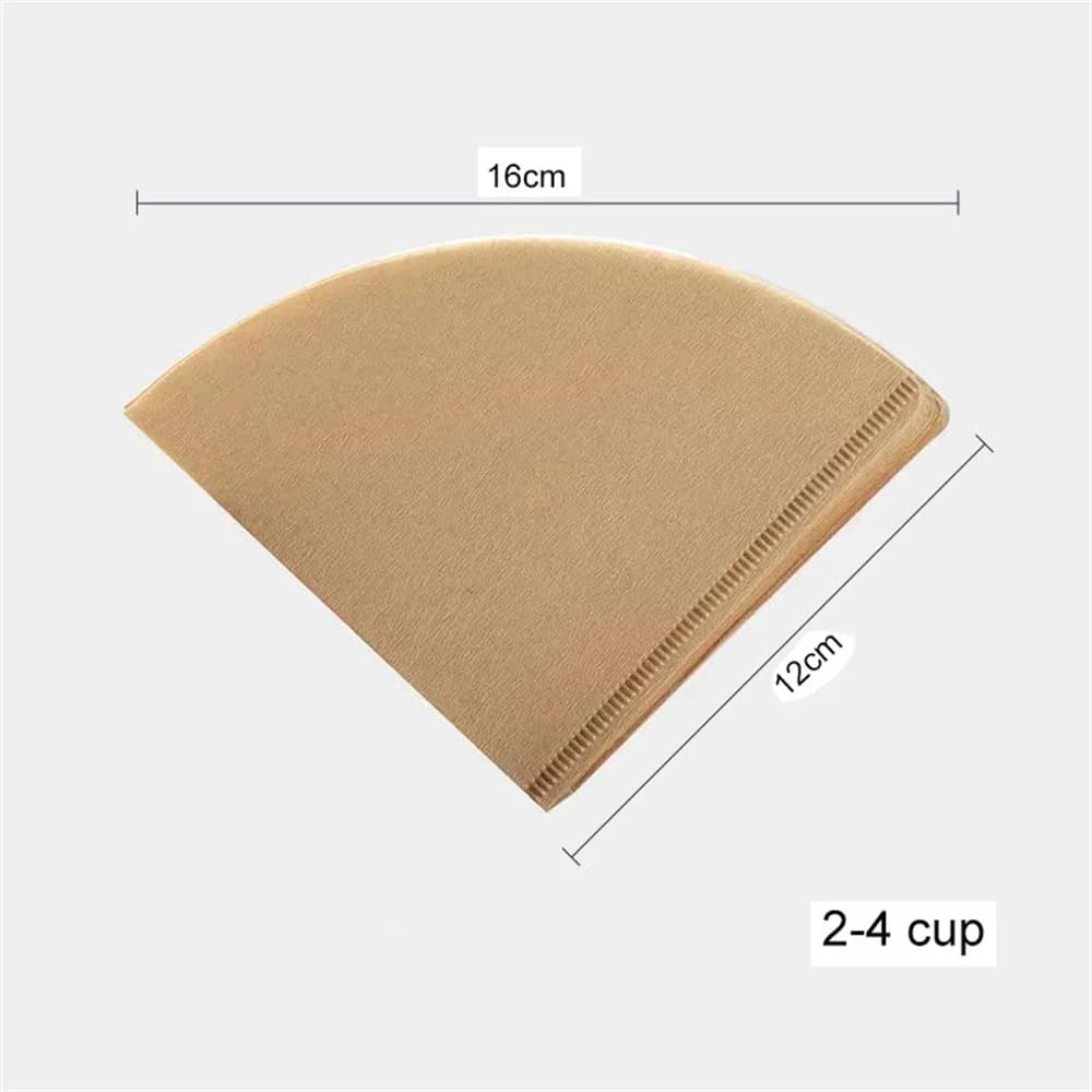 40/100Pcs V Shape Coffee Filter Paper Unbleached Disposable Food Grade V60 Coffee Filters for Pour Over Coffee Maker Drip Coffee