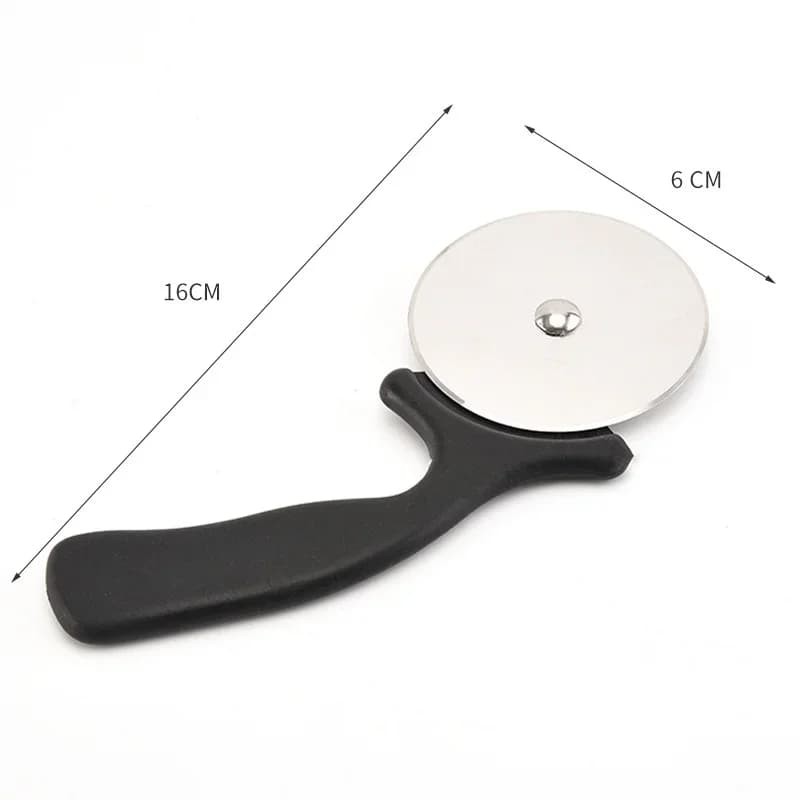 New Pizza Cutters Kitchen Accessories Stainless Steel Pastry Roller Cutter Pizza Knife Cookie Cake Roller Wheel Scissor Cutting