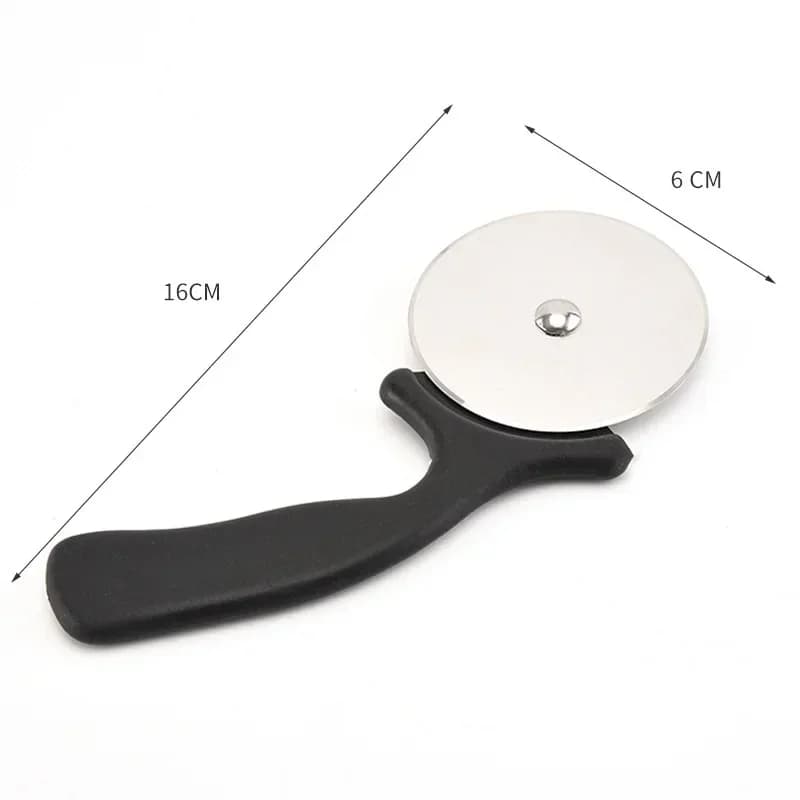 New Pizza Cutters Kitchen Accessories Stainless Steel Pastry Roller Cutter Pizza Knife Cookie Cake Roller Wheel Scissor Cutting