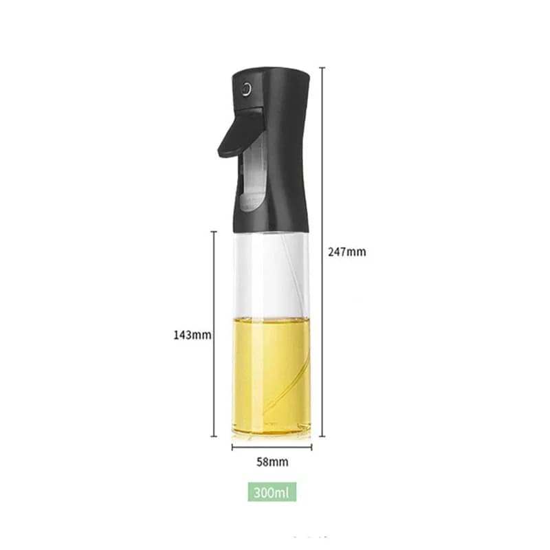 1pc 100/200/300/500ml Oil Spray Pot Kitchen Household Edible Olive Oil Spray Bottle Atomized Misty Oil Tank Air Fryer Spray Bott