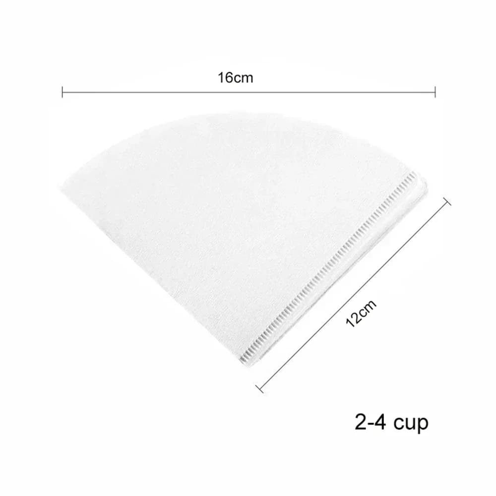 40/100Pcs V Shape Coffee Filter Paper Unbleached Disposable Food Grade V60 Coffee Filters for Pour Over Coffee Maker Drip Coffee