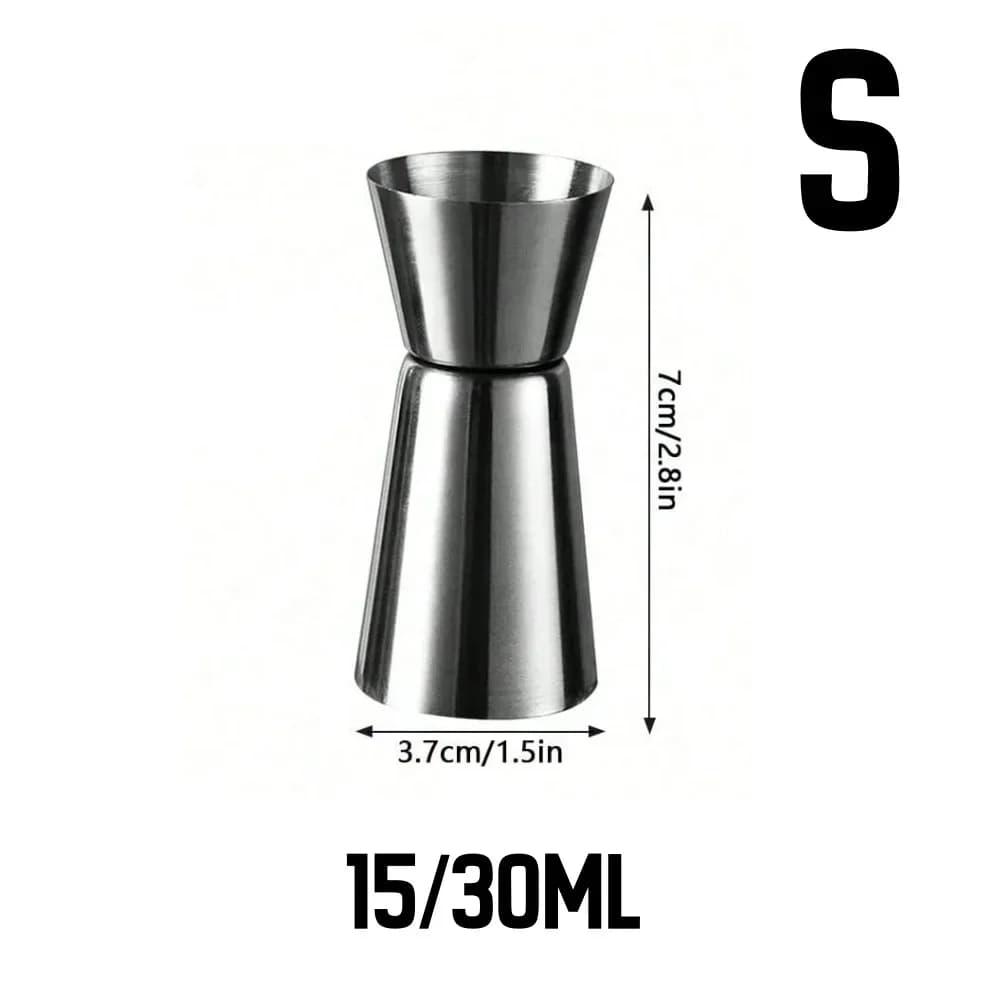 Stainless Steel Measuring Cup Cocktail Shaker Peg Measurer Jigger Dual Shot Drink Alcohol Capacity Shaking Bottle Party Bar Tool