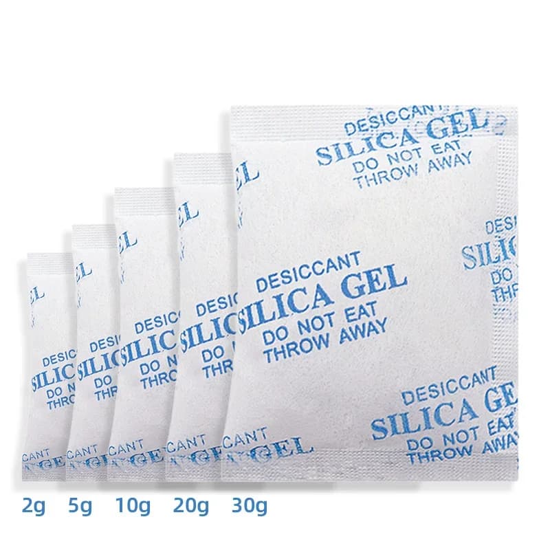 2/5/10/20/30g Package Non Toxic Silica Gel Desiccant Damp Kitchen Room Living Moisture Dehumidifier Absorber Bag