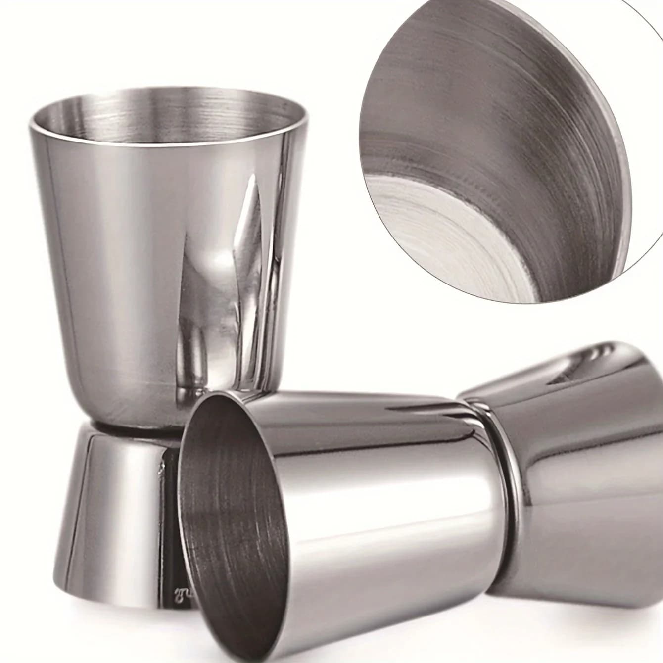 Stainless Steel Measuring Cup Cocktail Shaker Peg Measurer Jigger Dual Shot Drink Alcohol Capacity Shaking Bottle Party Bar Tool