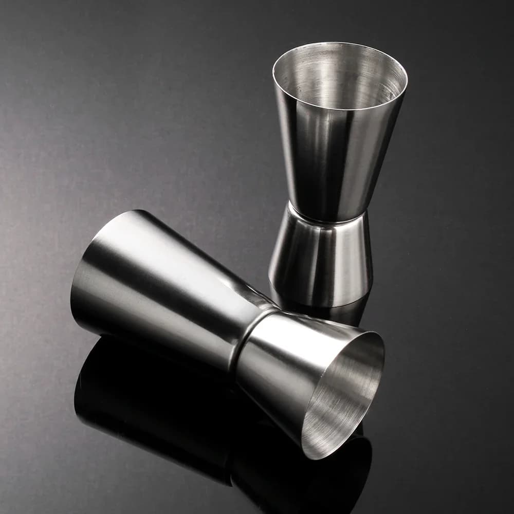 Stainless Steel Measuring Cup Cocktail Shaker Peg Measurer Jigger Dual Shot Drink Alcohol Capacity Shaking Bottle Party Bar Tool