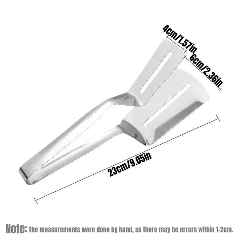 1/2/4Pcs Stainless Steel Steak Clips Multifunctional Spatula Double-Sided Cooking Tongs For Fish Meat Pizza Kitchen Baking Tools