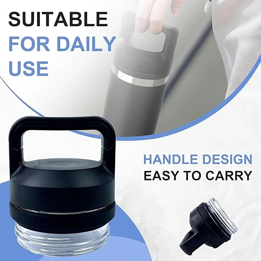 1pc 2pc 3pc Rambler Chug Replacement Lid, Compatible with YT Models 18oz, 26oz, 36oz, 64oz - Sports Cup Lid Accessory