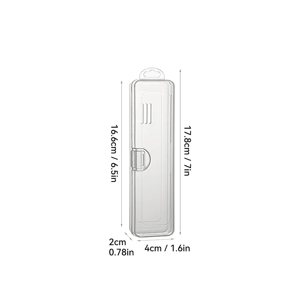 Portable Transparent Tableware Box Travel Flatware Storage Box With Flip Cover Dustproof Chopsticks Forks Spoon Cutlery Case