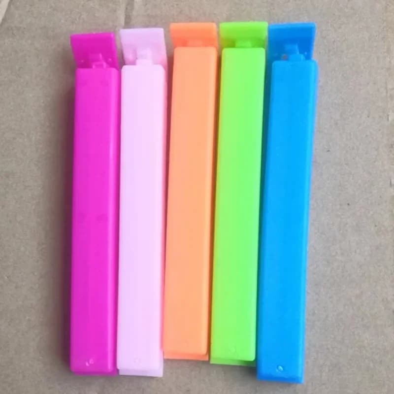 5-30pcs Colorful Sealing Clips Moisture-Proof Fresh-Keeping Snack Bag Sealer Clamp for Plastic Bags Reusable Kitchen Accessory