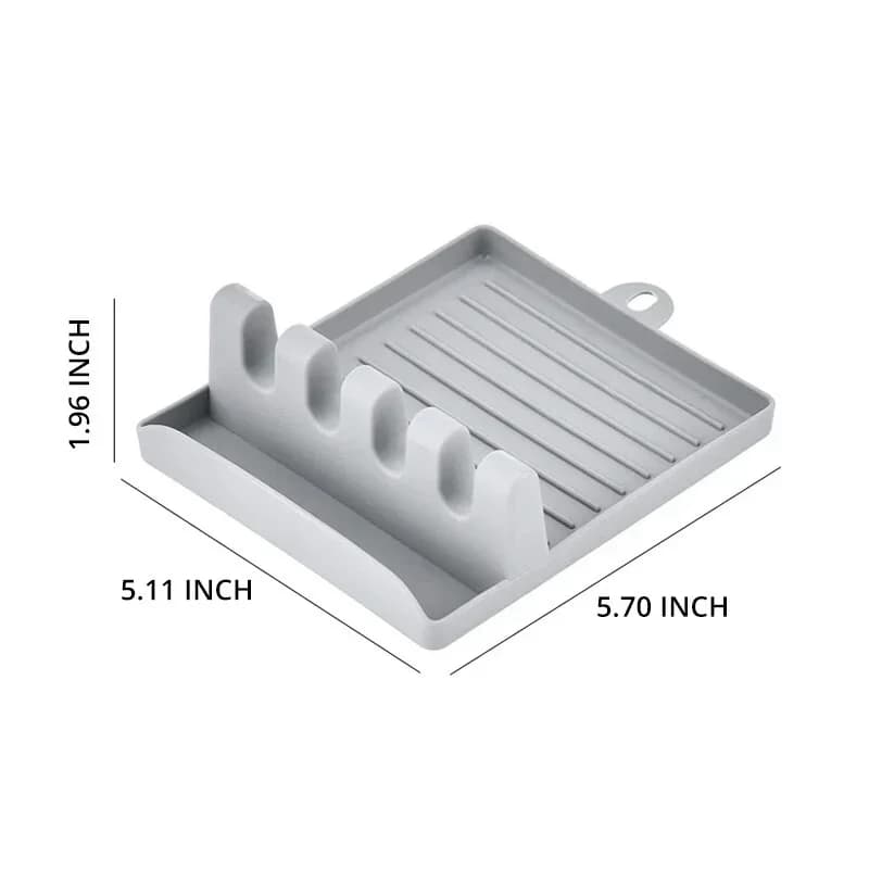 [Hot Sales] 1Pcspatula Rack Pot Lid Rack Shelves Counter Top Shovel Spoon Shelf Soup Spoon Pad Put Soup Spoon Chopsticks Holder