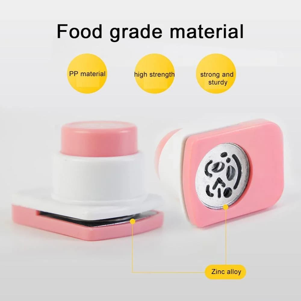 DIY Seaweed Nori Punch Cutter Rice Ball Molds Smile Face Cartoon Rice Ball Onigiri Mould Embossing Device Sushi Mold Bento Decor