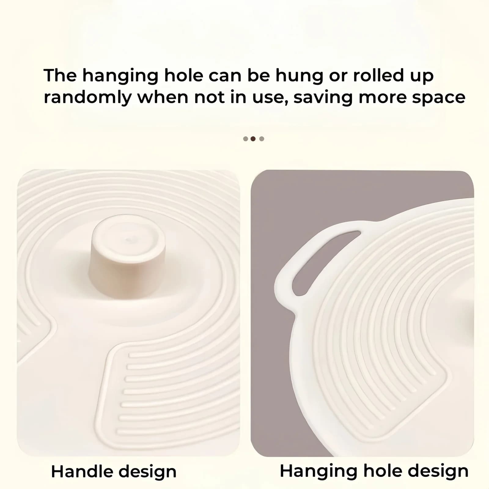 3/6pcs Silicone Lids Set with Double Handle Pot Lid Heat-Resistant Microwave Splatterproof Cover Reusable for Bowls Plates Pans